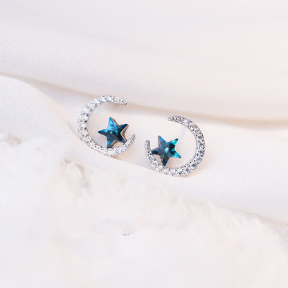 925 Sterling Silver Star Earrings