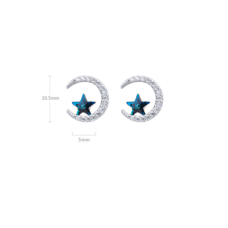 925 Sterling Silver Star Earrings