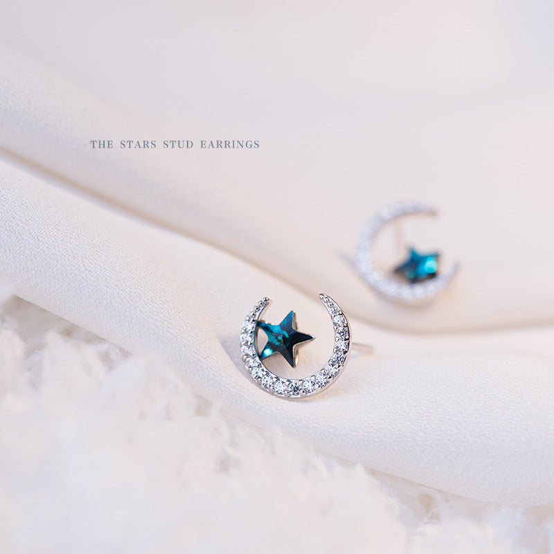 925 Sterling Silver Star Earrings